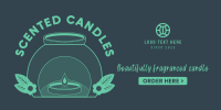 Fragranced Candles Twitter Post Design