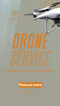 Modern Professional Drone Service Instagram Reel Design