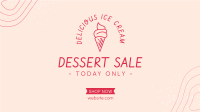 Ice Cream Bar Facebook event cover Image Preview