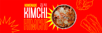 Homemade Kimchi Twitter Header Design