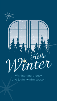 Winter Wishes YouTube Short Design