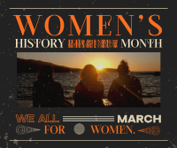 Women's History March Facebook post Image Preview