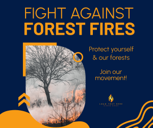 Fight Against Forest Fires Facebook post Image Preview