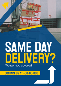 Reliable Delivery Courier Poster Image Preview