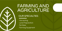 Farming and Agriculture Twitter Post Design