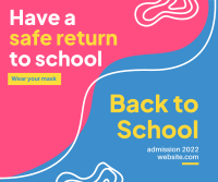 Safe Return To School Facebook post Image Preview