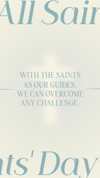 All Saints' Day Quote TikTok Video Design