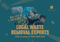 Local Waste Removal Experts Postcard Image Preview