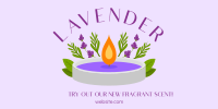 Lavender Scent Twitter Post Design