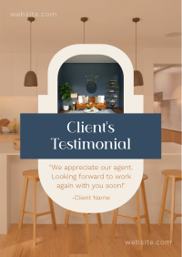 Clean Real Estate Testimonial Flyer Image Preview