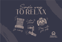 Cute Relaxation Tips Pinterest Cover Design