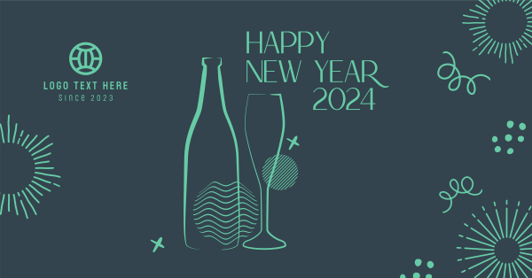 New Year 2022 Celebration Facebook Ad Design Image Preview
