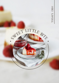 Sweet Little Bite Poster Design