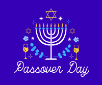 Passover Celebration Facebook Post Design