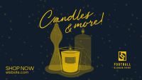 Candles and More Facebook Event Cover Design
