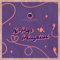 K-Pop Playlist Instagram post Image Preview