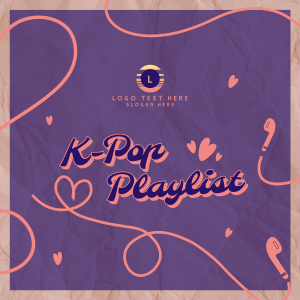 K-Pop Playlist Instagram post Image Preview
