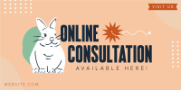Online Consult for Pets Twitter post Image Preview