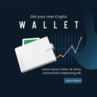 Get Crypto Wallet  Instagram Post Design