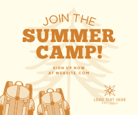 Summer Camp Facebook Post Design