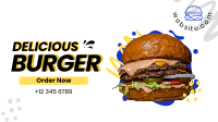 Delicious Burger Facebook Event Cover Image Preview