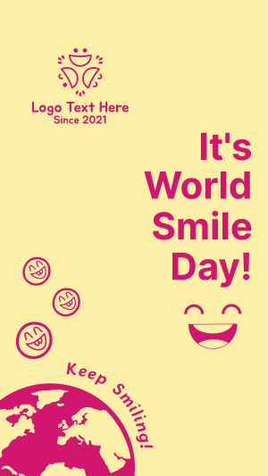 World Smile Day Smileys Instagram story