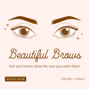 Beautiful Brows Instagram post Image Preview