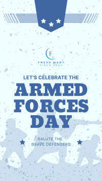 Armed Forces Day Greetings Video Image Preview