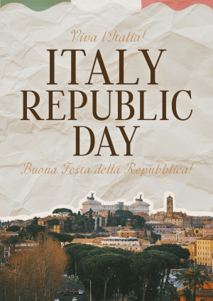 Elegant Italy Republic Day Flyer Image Preview