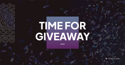 Time For Giveaway Facebook ad Image Preview