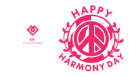 Harmony and Peace Facebook Event Cover Image Preview