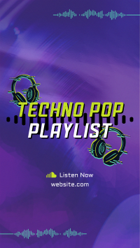 Techno Pop Music Instagram reel Image Preview