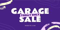 Garage Sale Doodles Twitter Post Design