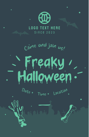 Freaky Halloween Invitation Image Preview