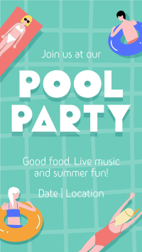 Exciting Pool Party TikTok video Image Preview