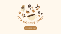 Coffee Time Facebook Event Cover Design