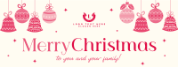Christmas Family Greetings Facebook Cover Image Preview