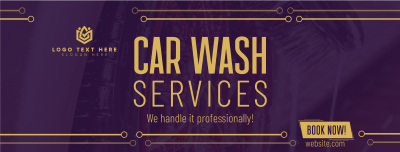 Car Wash Services Facebook cover Image Preview