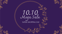 10.10 Floral Sale Facebook event cover Image Preview