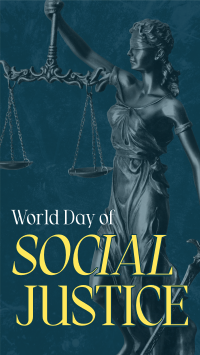 World Day of Social Justice Facebook Story Design
