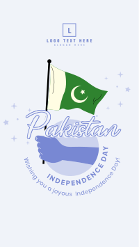 Raise Pakistan Flag Facebook story Image Preview