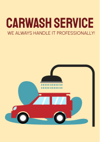 Carwash Professionals Flyer Design
