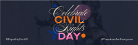 Civil Rights Celebration Twitter header (cover) Image Preview