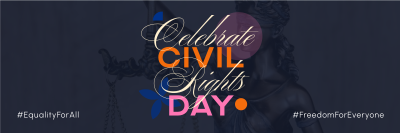Civil Rights Celebration Twitter header (cover) Image Preview