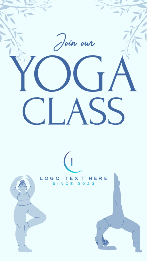Zen Yoga Class Instagram story Image Preview
