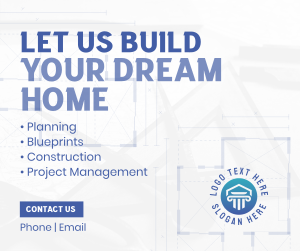 Blueprint Construction Facebook post Image Preview