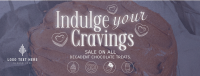 Vintage World Chocolate Day Facebook cover Image Preview