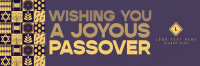 Abstract Geometric Passover Twitter Header Image Preview