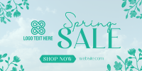 Spring Sale Flowers Twitter post Image Preview