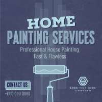 Home Painting Services Linkedin Post Design